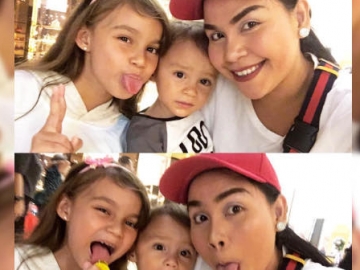 Melaney Ricardo Terapkan 'Puasa' Penggunaan Gawai Pada Anak