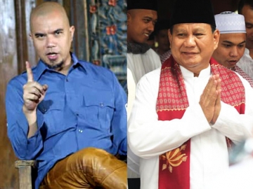 Ahmad Dhani Unggah Foto Bareng Prabowo, Netter Malah Salfok dengan Mulan Jameela