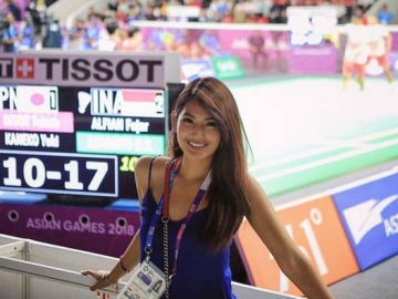 Sempat Dikabarkan Dekat Dengan Kevin Sanjaya, Maria Selena Terciduk Makan Bareng Pria Lain