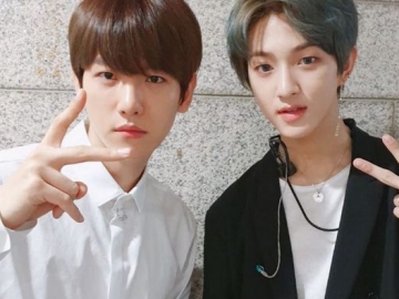 Fans Berat EXO, Ekspresi Gugup Jaehyun Golden Child Saat Foto Bareng Baekhyun Jadi Sorotan