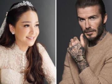Hadiri Acara Bergengsi, Maia Estianty Pamer Foto Bareng David Beckham