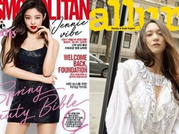 Berstatus Mantan Pacar Kai, Netter Bandingkan Gaya Pemotretan Krystal dan Jennie