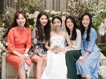 Lee Jung Hyun Unggah Foto Pernikahan Bareng Son Ye Jin-Gong Hyo Jin, Netter: Moga Cepat Nyusul