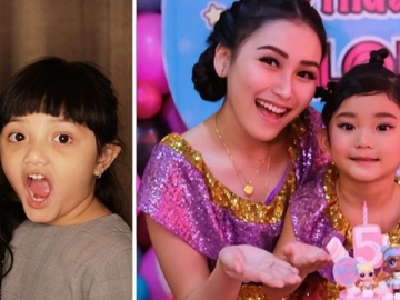 Arsy Unjuk Kebolehan Bikin Kue, Bilqis Putri Ayu Ting Ting Malah Asyik Nyalon