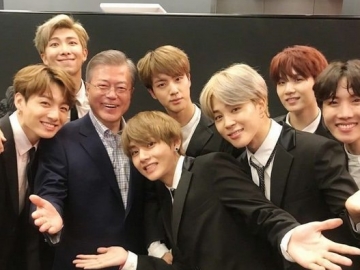 Mantan Ajudan Berbagi Kisah Pertemuan BTS dengan Presiden Moon Jae In di Perancis, Seperti Apa?