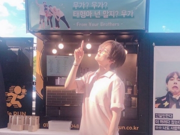 Iri Sama Jungkook, V Paksa Sahabatnya Park Seo Joon-Hyungsik Cs Kirim Truk Kopi