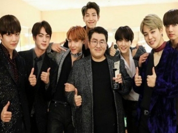 Pakai Kaos Santai Sambil Bawa Kopi di Fan Meeting BTS, CEO Big Hit Tuai Sorotan