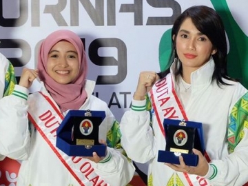 Dilantik Jadi Duta Olahraga, Ini Respon Ussy Sulistiawaty