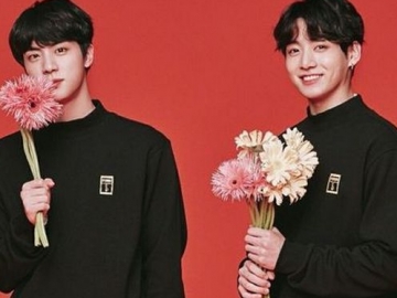 Jahilnya Jungkook BTS Unggah Foto Kocak Jin Usai Konser di Arab