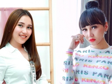 Foto Sanding Ayu Ting Ting, Wajah ‘Tembem’ Lucinta Luna Curi Perhatian