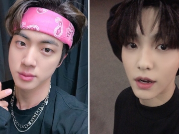 Sempat Buat Heboh di 'MAMA 2019', Jin BTS Langsung Pinjamkan Topi Spesialnya Untuk Soobin TXT