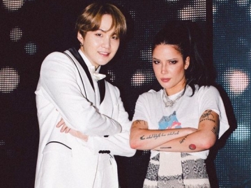 Halsey Unggah Foto Bareng Suga BTS, Hingga Ungkap Bangga dan Kagum Pada Setiap Karya