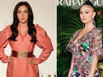 Intip Gaya Kece Syahrini dan Agnez Mo Kenakan Kalung Bling-bling, Suka Mana?