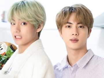 Bikin Fans Ngakak Hingga Kesensem, Begini Aksi Jin Selamatkan V dari Rasa Malu Karena Tersandung