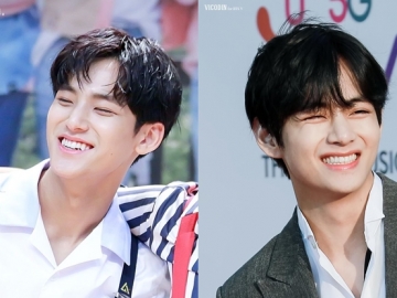 Paling Curi Perhatian, Intip Gaya Corsage Mingyu dan Coat Bunga-Bunga Ala V di GDA