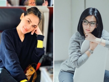 Luna Maya dan Syahrini Tampil Kembar dengan Baju Senada, Selera Terbukti Sama?