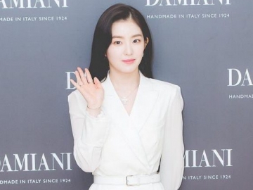 Irene Pakai Rok Seksi dan Baju Merah Sambil Pose Imut, Netter Malah Iseng Mention Suho