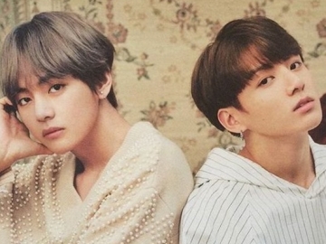 V dan Jungkook BTS Bersatu Bikin Mainan Kertas, Fans Ngaku Tertampar Visual