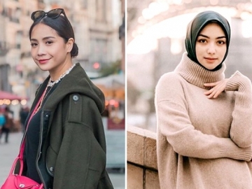Nagita Slavina Bersama Citra Kirana Adu Cantik Lewat Foto Berhijab, Visual Wajah Bikin Terpesona