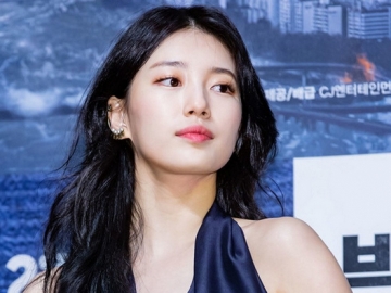 Pakai Dress Merah, Cantiknya Suzy dengan Rambut Acak-Acakan Bikin Netizen Makin Cinta