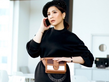 Nagita Slavina Pose Ngintip di Pemotretan Terbaru, Visual Wajah Bikin Terkagum-kagum