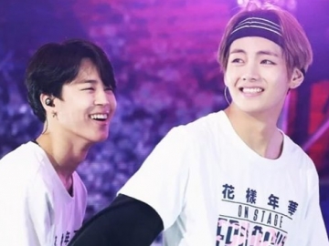 Persahabatan V dan Jimin BTS Jadi Sorotan Gara-gara Foto Kompak Ini