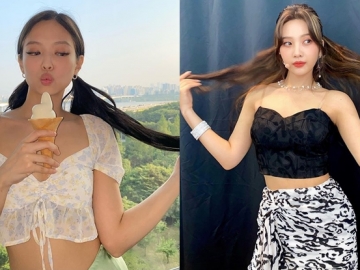 Sama-Sama Pamer Perut Rata Pakai Busana Sama, Jennie Disebut Tampak Seksi dan Joy Menggemaskan