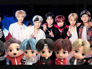 Resmi Dirilis, Animasi BTS TinyTAN Nyanyi Lagu ‘MIC DROP’