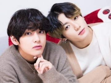 Aksi V BTS dan Jungkook Rebutan di Momen Chuseok Bikin Gemas