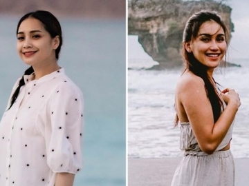 7 Adu Gaya Nagita Slavina dan Ayu Ting Ting Kala Kenakan Busana Serupa, Suka Siapa?
