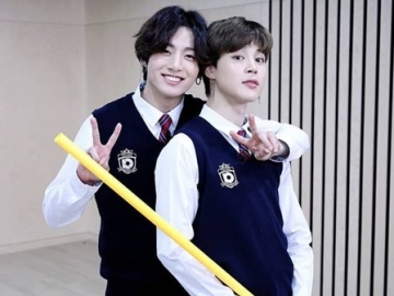 Seolah Mengejek, Jungkook BTS Bergaya Tengil Tirukan Aksi Bernyanyi Jimin di 'Boy With Luv'