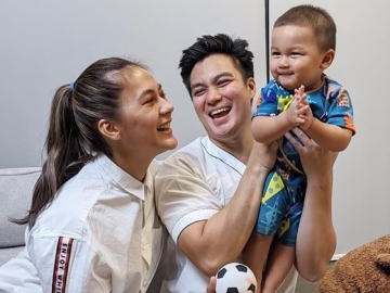 Belum 1 Tahun, Baim Wong Pamer Momen Gemas Sang Putra Sudah Fasih Memanggilnya