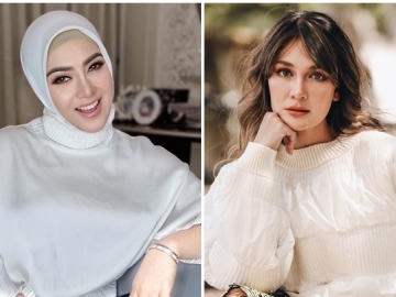 Pakai Barang Serupa, Syahrini dan Luna Maya Akur Kembali?
