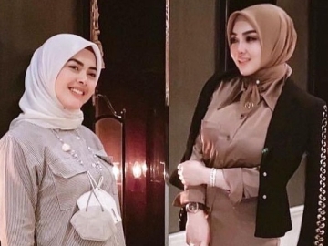 Posting Foto Jalan Santai, Gaya Sepatu Heels Syahrini Justru 'Ditertawakan' Sang Adik