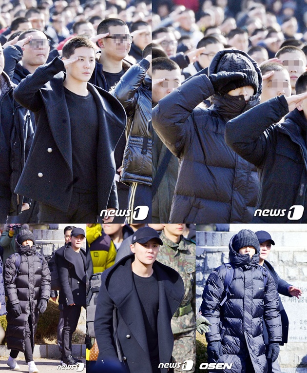 Resmi Wajib Militer, Ini Penampilan Baru T.O.P dan Junsu