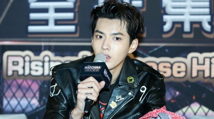 Foto: Kris Wu dan Wilber Pan Produseri Acara 'The Rap of China'