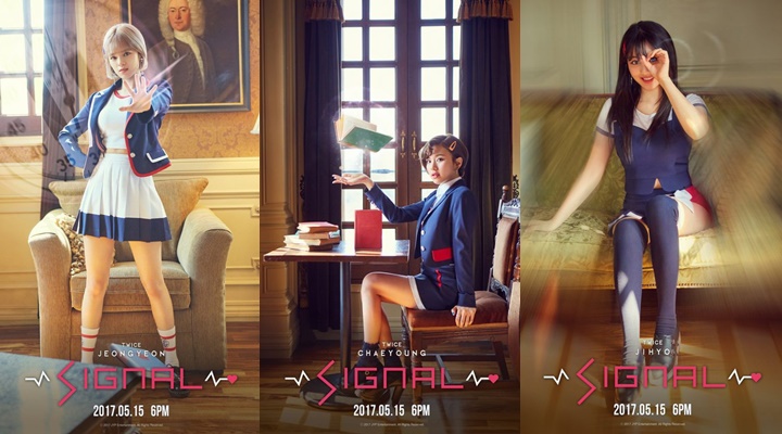 Foto Kekuatan Misterius Jungyeon, Jihyo, dan Chaeyoung