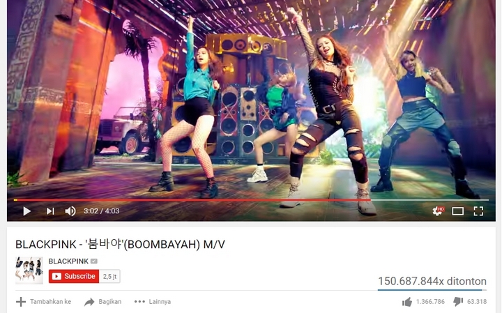 MV Boombayah Black Pink