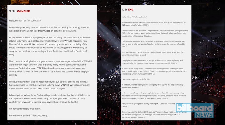 Permintaan Maaf ARMY Kepada Fandom Idol K-Pop Lainnya