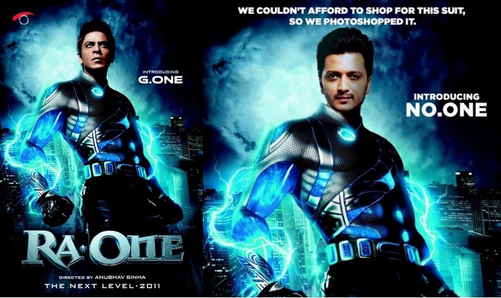 Poster Ra.One vs Poster Bank Chor