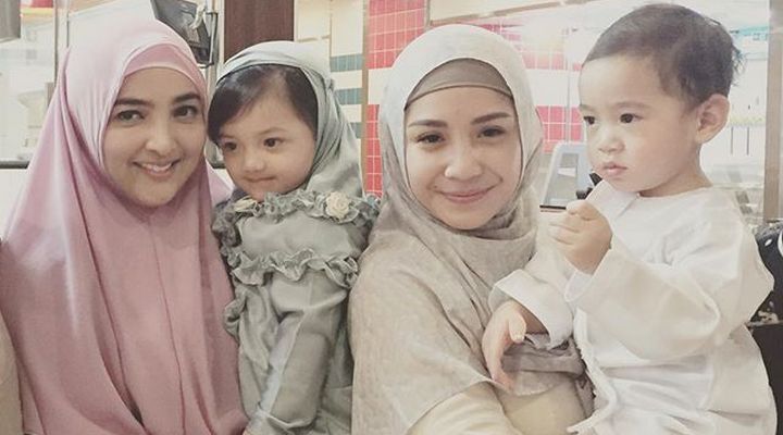Foto: Ketemu Anak Ashanty, Putra Nagita Slavina & Raffi Ahmad Langsung 'Nyosor'