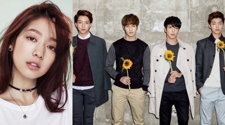 Foto: Nonton Konser CN Blue, Park Shin Hye Pamer Seru Bareng Jung Yong Hwa cs