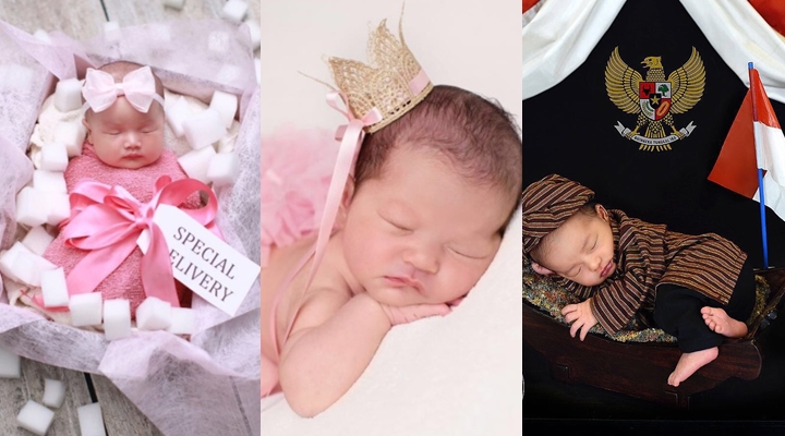 Foto: Baru Lahir, Hasil Pemotretan 7 Bayi Seleb Indo Ini Super Menggemaskan