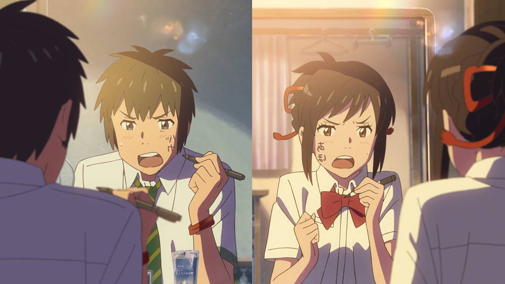 Karakter Taki Tachibana dan Mitsuha Miyamizu