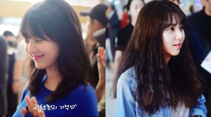 Foto Jihyo dan Chaeyoung Twice