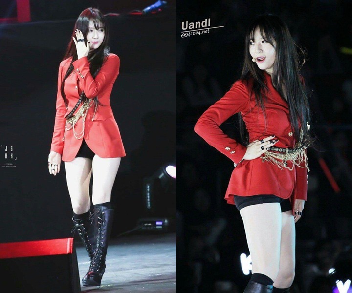 Foto Krystal f(x) Saat Promosi 'Red Light'