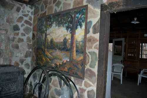 Lukisan Dalam Sebuah Pondok Kosong di Hutan