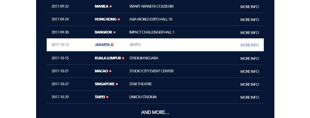 Jadwal Tur Konser Taeyang