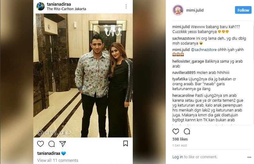 Tania Nadira, Mantan Istri Tommy Kurniawan Pede Pamer Pacar Baru di Instagram?