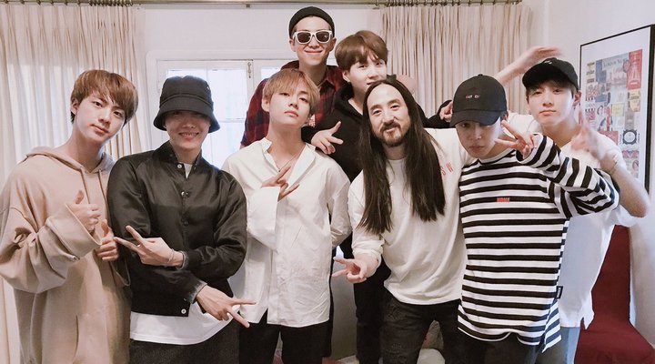Foto: ARMY Jadi Salah Satu Alasan Steve Aoki Tertarik Kolaborasi dengan BTS?